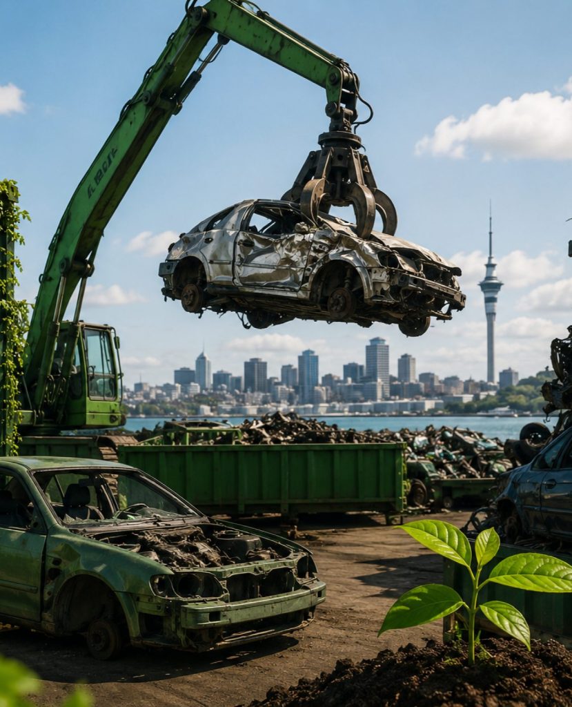 Eco-friendly scrap car recycling in Auckland